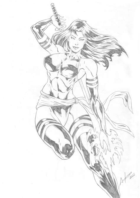 Psylocke Marvel Comics by anderson1974 on DeviantArt