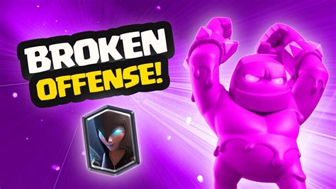 New Best Elixir Golem Deck Clash Royale 2021 Youtube