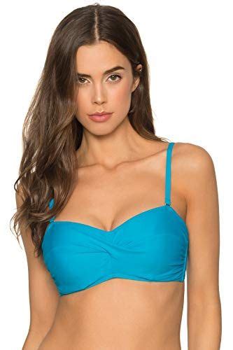 Sunsets Women S Iconic Twist Bra Sized Bandeau Bikini Top Swimsuit