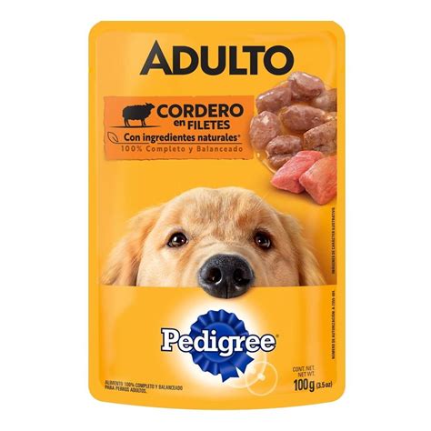 Alimento Para Perro Pedigree Adulto Cordero En Filetes G Walmart