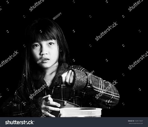 Little Girl Alone In The Dark Stock Photo 164517647 Shutterstock