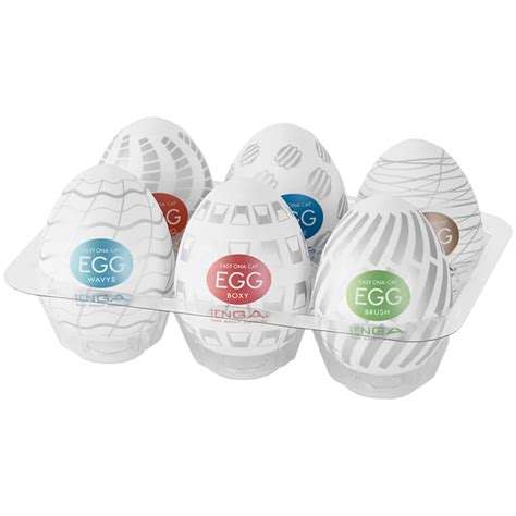 Tenga Egg Masturbateur Pack Standard 6 Pièces Sinful