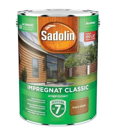 Impregnat Hybrydowy Do Drewna Sadolin Classic Orzech W Oski L Kod