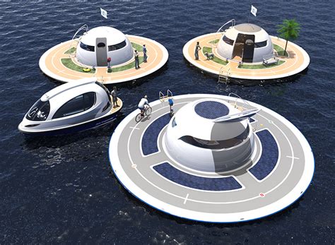 Ufo Ecco L Innovativa Casa Galleggiante E Autosufficiente Made In