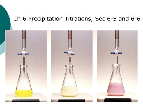 Ppt Ch Precipitation Titrations Sec And Powerpoint