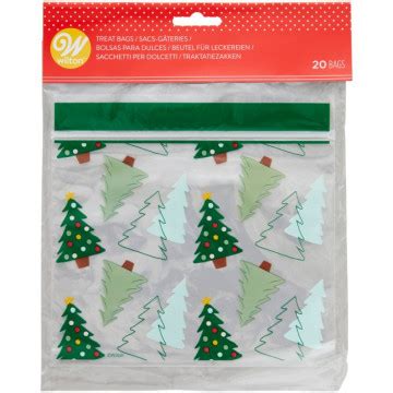 Pack De Bolsas Herm Ticas Para Dulces Rboles De Navidad Wilton