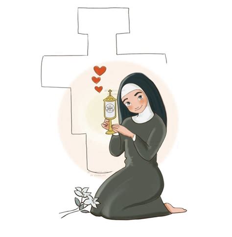 Pin em St Teresa of Avila Ilustração religiosa Ilustrações Santos