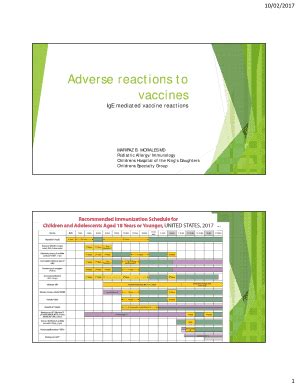 Fillable Online IgE Mediated Vaccine Reactions Fax Email Print PdfFiller