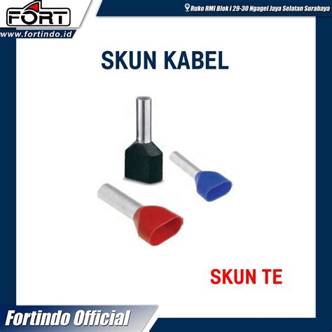 Jual Ferrules Te Biru X Mm Insulated Skun Kabel Tusuk Sleeve