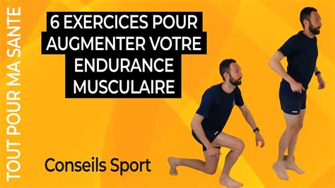 Séance d exercices pour améliorer l endurance musculaire YouTube