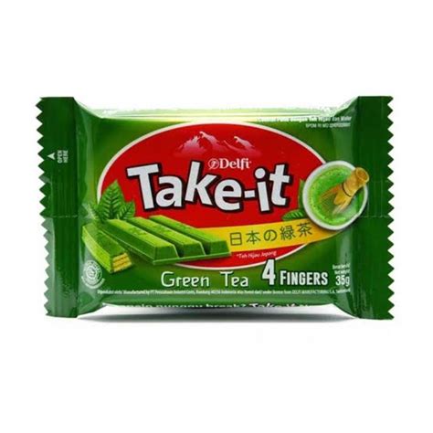 Jual Delfi Take It Green Tea Fingers Box X Gr Shopee Indonesia