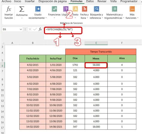 Funciones De Fecha Y Hora En Excel