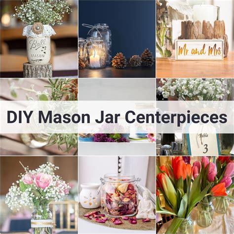 Diy Centerpieces Using Mason Jars