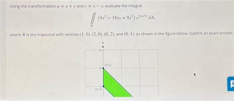 Using The Transformation U X Y And V X Y