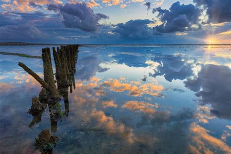 Wonderlijke Waddenzee Landschapsfotografie Van Bas Meelker