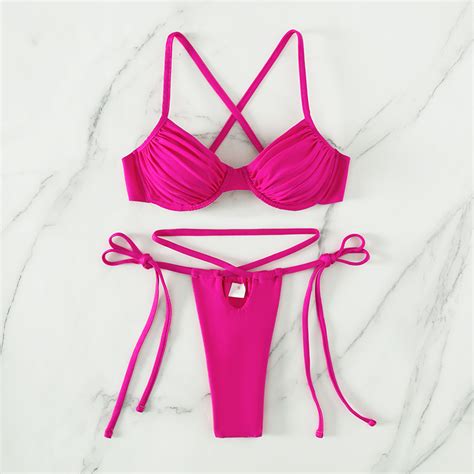 Hot Sale Sexy Bikini Young Girl Swimwear Women Crochet Summer Beachwear