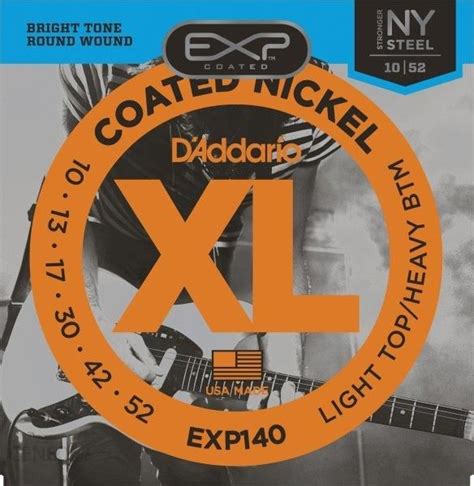 Struna D Addario Exp140 Struny Elektryczne 10 52 Ceny I Opinie Ceneo Pl