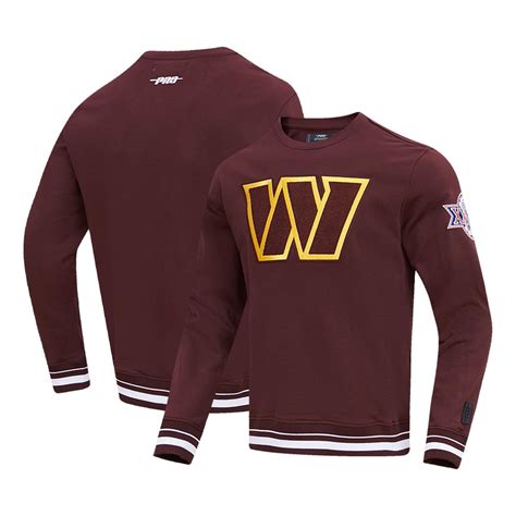 This Pro Standard Mash Up Sweatshirt Is Where Style Meets Your Washington Commanders Spirit It