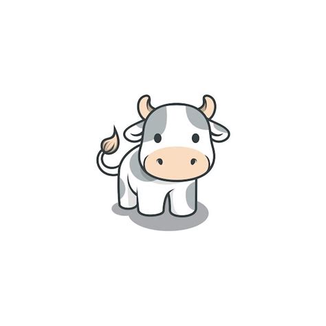 Premium Vector Cute cow illustration isolated Ilustración de vaca