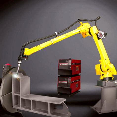 Industrial Welding Fanuc Robot Arm M Ic M Yellow Color Axis