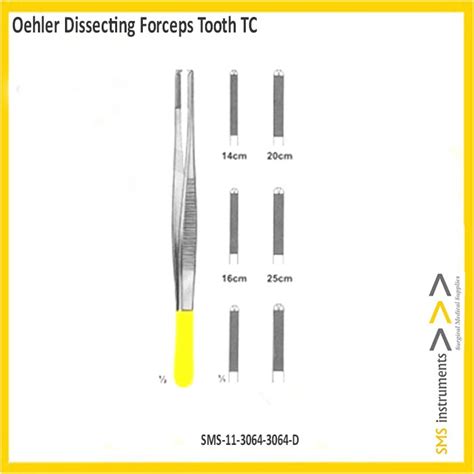 Oehler Dissecting Forceps Tooth Tc Dental Instruments Malayisa