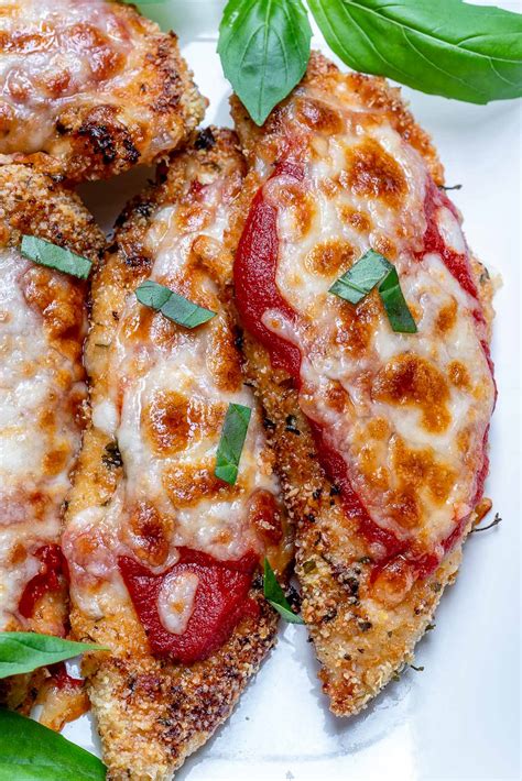 Healthy Baked Chicken Parmesan For Clean Eating Soul Food Clean Food