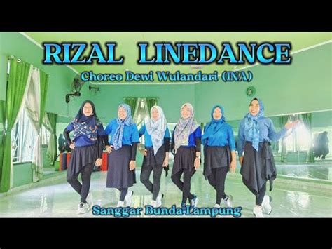 RIZAL LINEDANCE Choreo Dewi Wulandar INA Dance By Sanggar Bunda