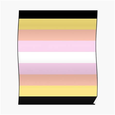 Pangender Pride Flag Poster For Sale By Voviataou1 Redbubble