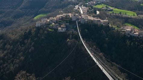 Europe's Highest Pedestrian Bridge Opens in Italy