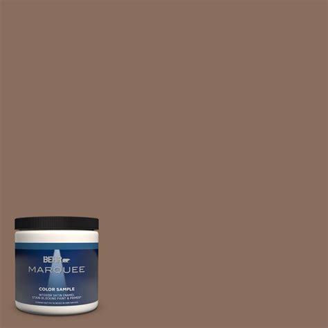 Behr Marquee Oz N Nut Brown Satin Enamel Interior Exterior