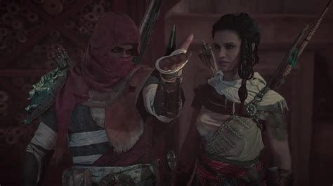 Assassin S Creed Origins Bayek Meets His Wife Getting The Hidden