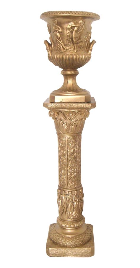 Pedestal Png Pedestal Transparent Gold Stand Pillar Pngmart Chairish