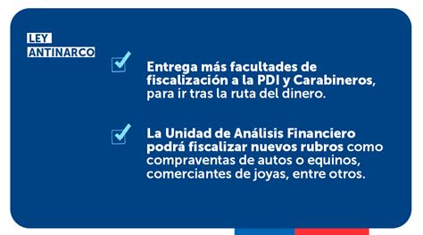 Gobierno de Chile on Twitter Entrega más facultades de fiscalización