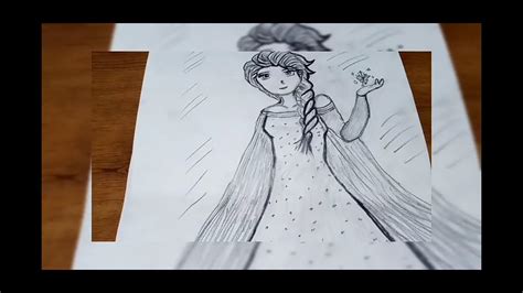 رسم السا ملكة الثلج من فيلم فروزن Drawing Elsa From Frozen Youtube