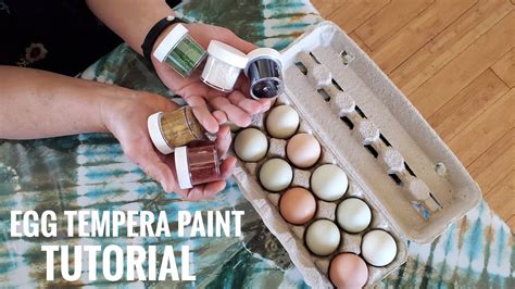 Egg Tempera Natural Paint Tutorial Youtube