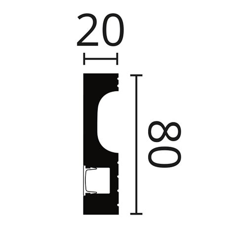 Nmc Innenwinkel F R Lichtleiste Wallstyl Il X Mm Polyurethan