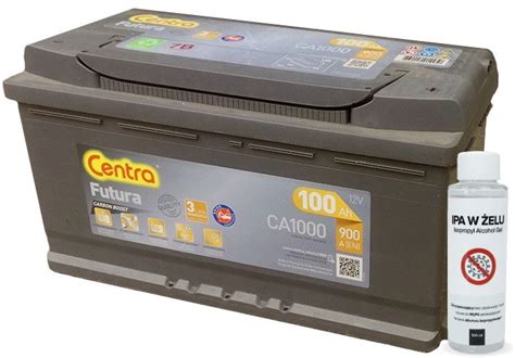 AKUMULATOR CENTRA FUTURA 100AH 900A CA1000 ERLI Pl