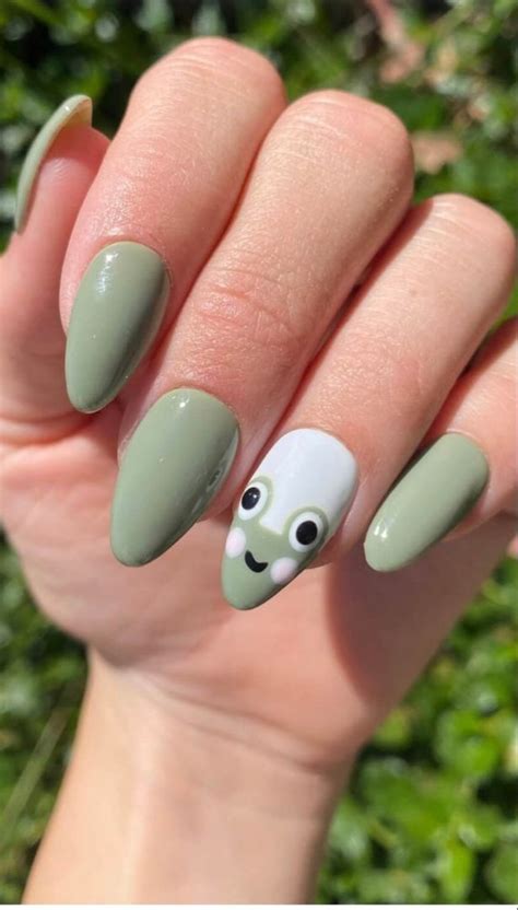 42 Insanely Cute Sage Green Nails Ideas You Need To See Just Jamila