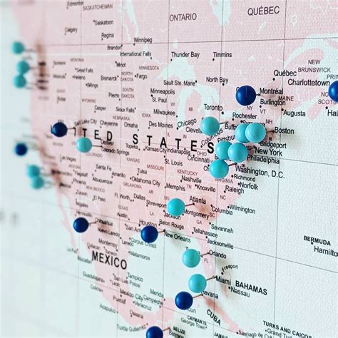 Push Pin Map - World Travel Map with Pins | Travel map pins, Pushpin ...