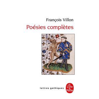 Poésies complètes François Villon Achat Livre fnac