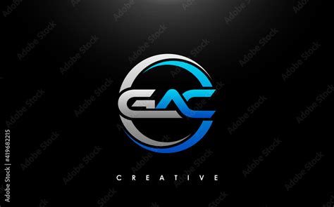 GAC Letter Initial Logo Design Template Vector Illustration Stock Vector | Adobe Stock