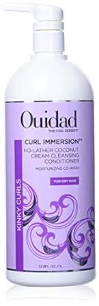 Amazon Ouidad Curl Immersion No Lather Coconut Cream Cleansing