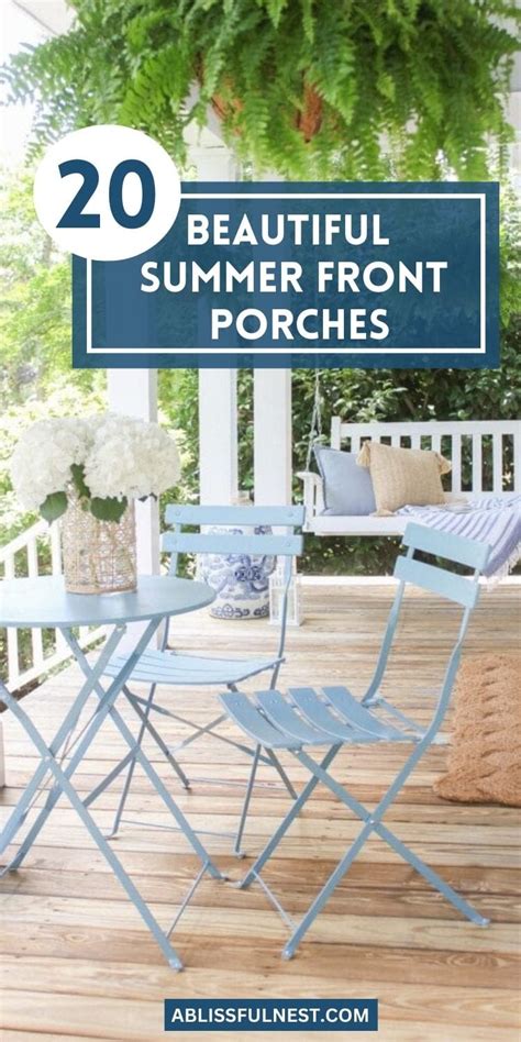 20 Beautiful Summer Front Porches Decor Ideas A Blissful Nest