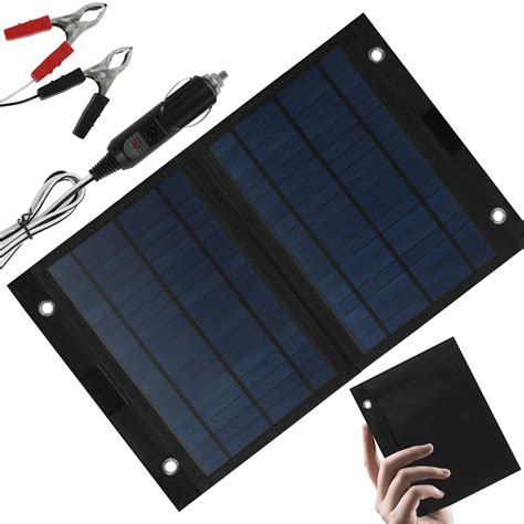 Portable Solar Panels Kit 25w Foldable Solar Panel Charger Lightweight ♋ Ebay