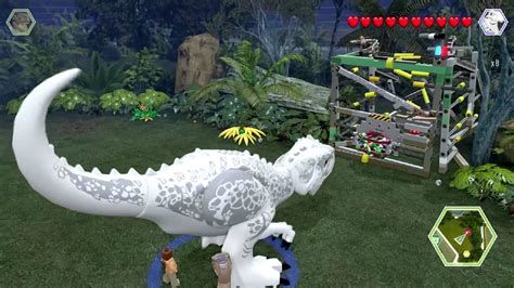 Red Brick Lego Jurassic World Kinqust