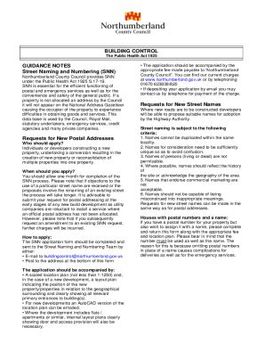 Fillable Online Street Naming And Numbering SNN Fax Email Print