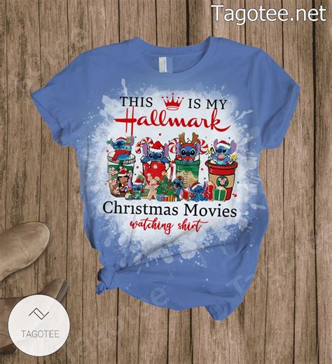 Stitch This Is My Hallmark Christmas Movie Watching Pajamas Set Tagotee