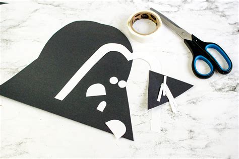 How to Make a Darth Vader Mask (Free Template) - 24hourfamily.com