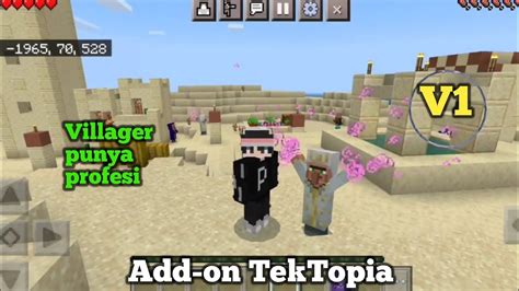 Showcase Addon TekTopia V1 MCPE Minecraft Indonesia YouTube