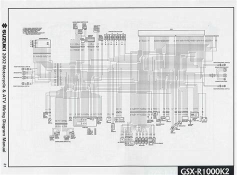 Suzuki Gsx R1000 K2 2002 Motorcycle Wiring Diagram All About Wiring Diagrams